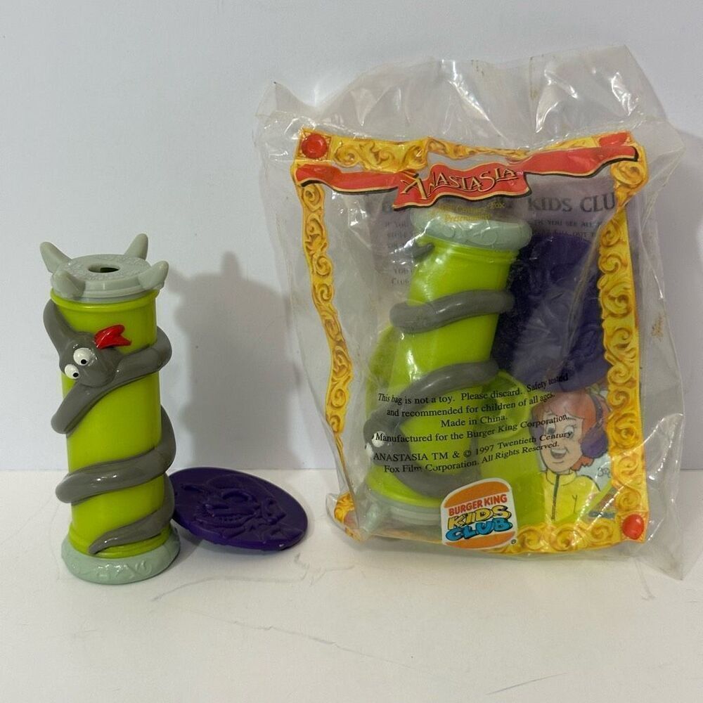 Burger King Kids Club Toy – Anastasia Pull String Flyer 1997